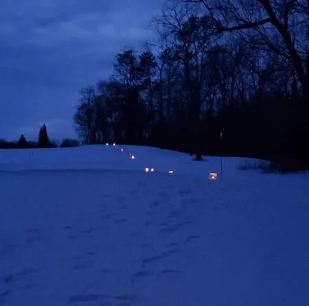 Candlelight hike
