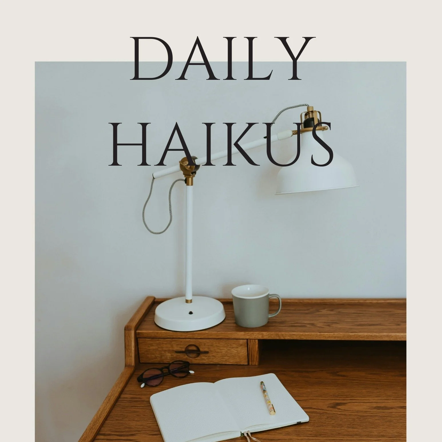 A new rhythm 
This year I have been writing and sharing a daily Haiku each day on social media. 
I have migrated the Daily Haiku to Substack in search of a more permanent space for these verses. 
I am honored to share them with you. I have compiled t