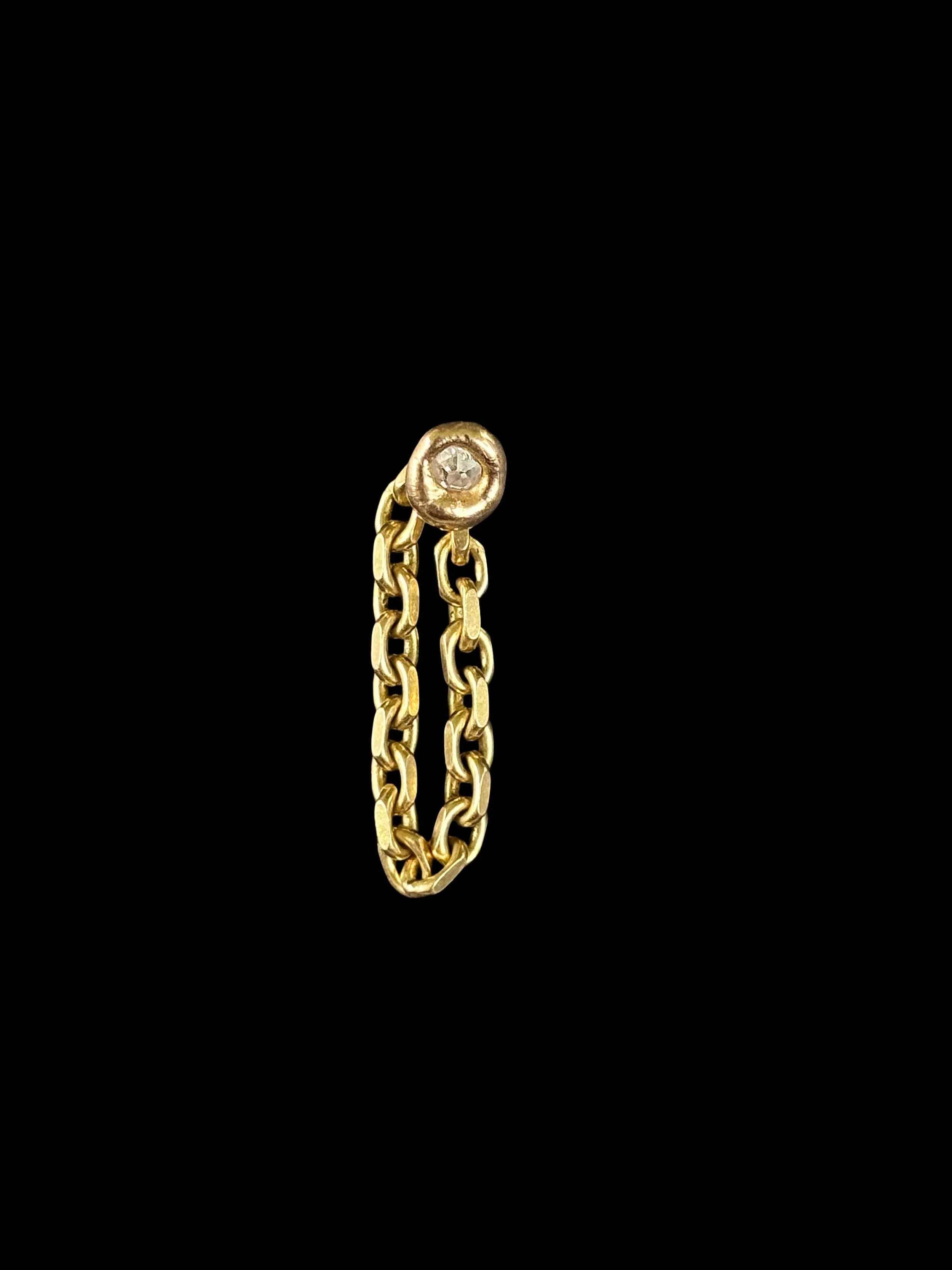 Old Mine Cut Diamond Dangle