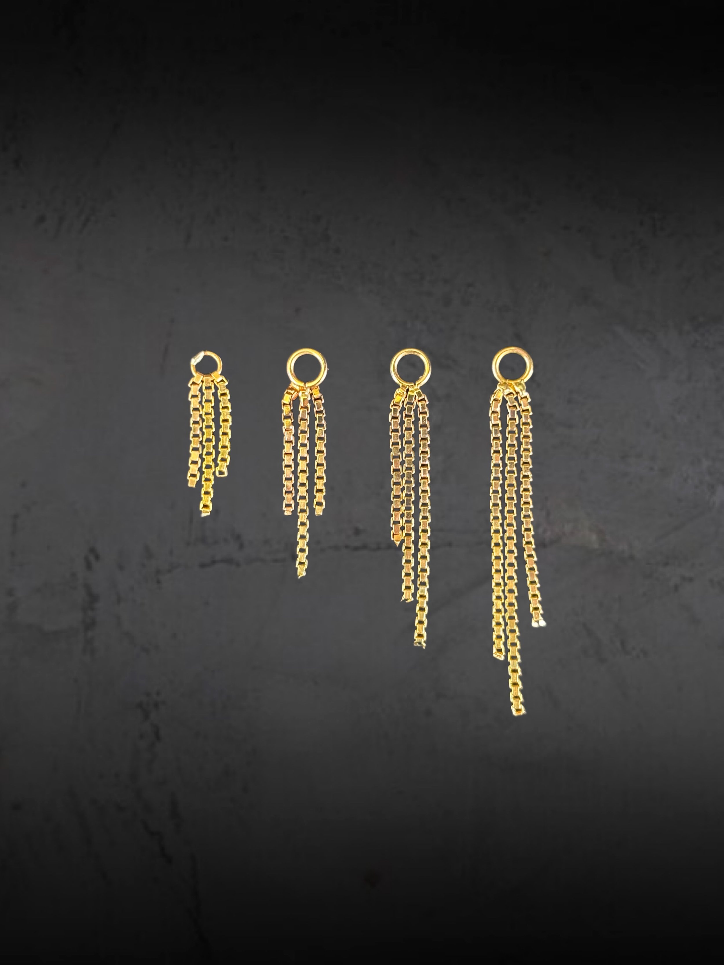 Box Chain Ear Tassel