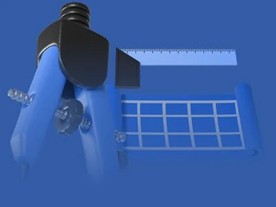 Illustration of measuring tools