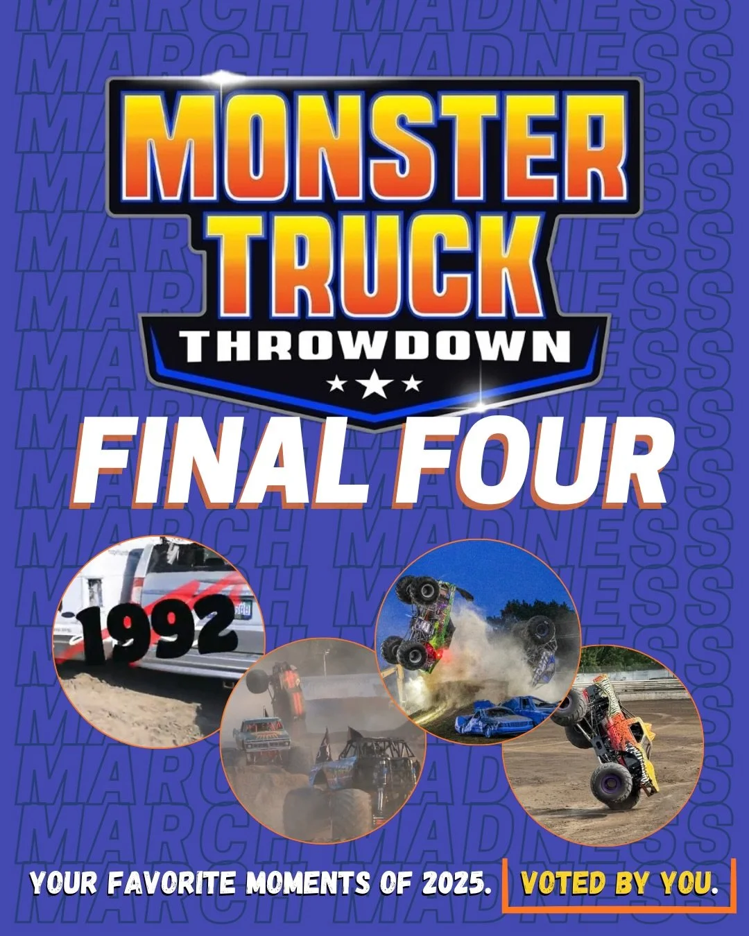 The Team Throwdown fans have spoken - here are your Final Four top moments of 2025 💥

The first matchup of the Final Four highlights two incredible moments from the big weekend in Fowlerville, MI last year:
💥 Tandem backflips from Tail Gator and Up