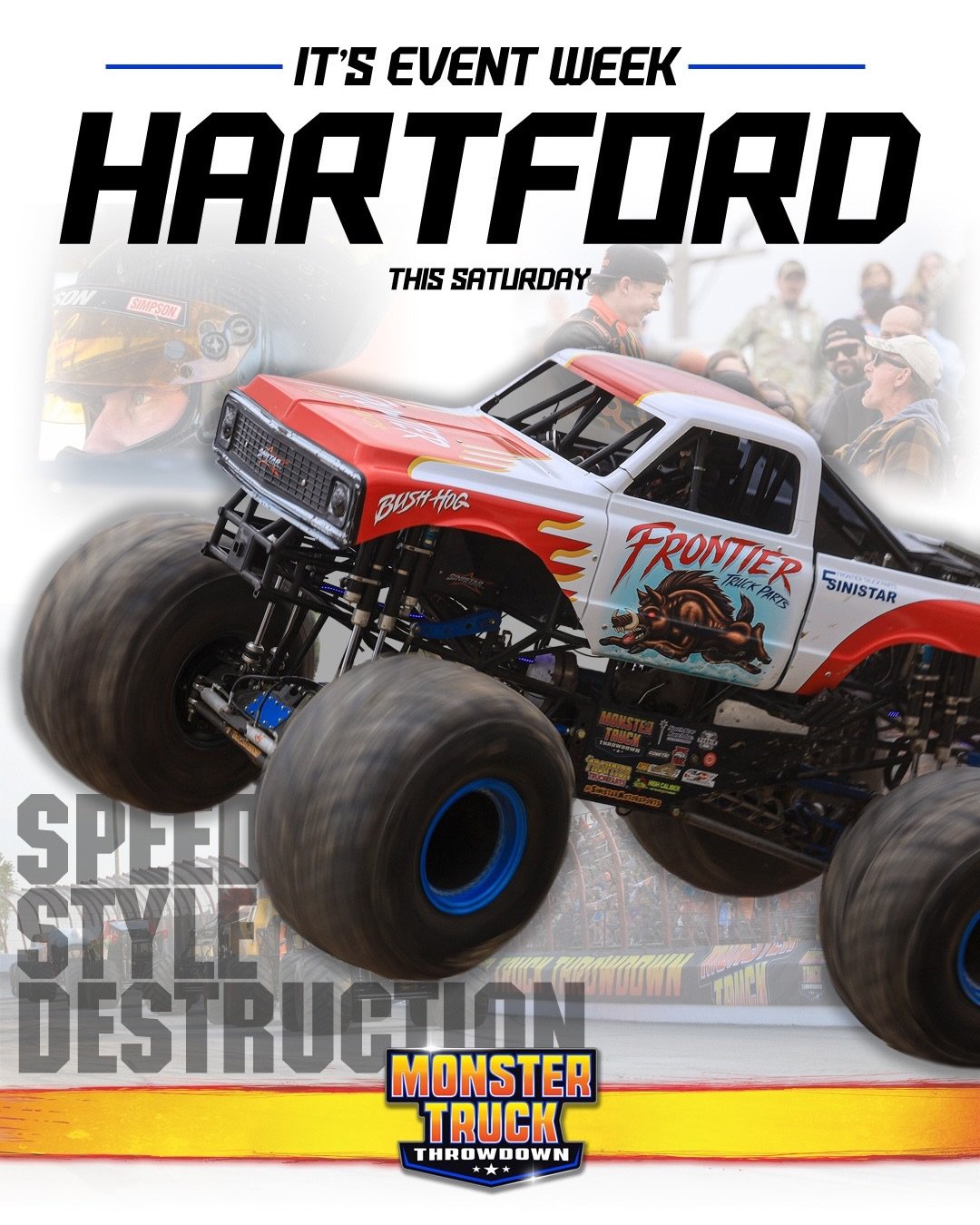 Hartford, MI &bull; it&rsquo;s almost time to Throwdown 💥

#monstertruckthrowdown #teamthrowdown #monstertruck #hartford #michigan