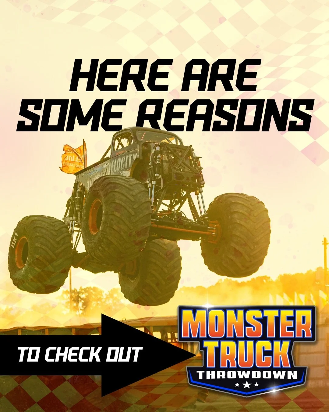 Need more reasons than this? 🤷&zwj;♂️

Monster Truck Throwdown roars back to life starting this Saturday at Hartford Speedway in Hartford, MI!