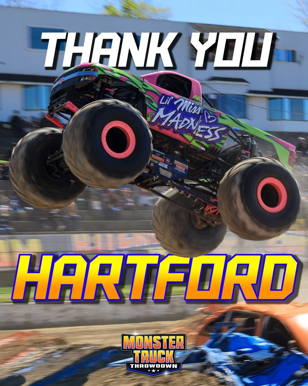 Thank you Hartford, MI 💥 The 2026 Monster Truck Throwdown season opener was loaded with broken parts, crushed iron, plenty of highlight moments, and dedicated fans who enjoyed a sunny Saturday afternoon of speed, style, &amp; destruction! 

Thanks t