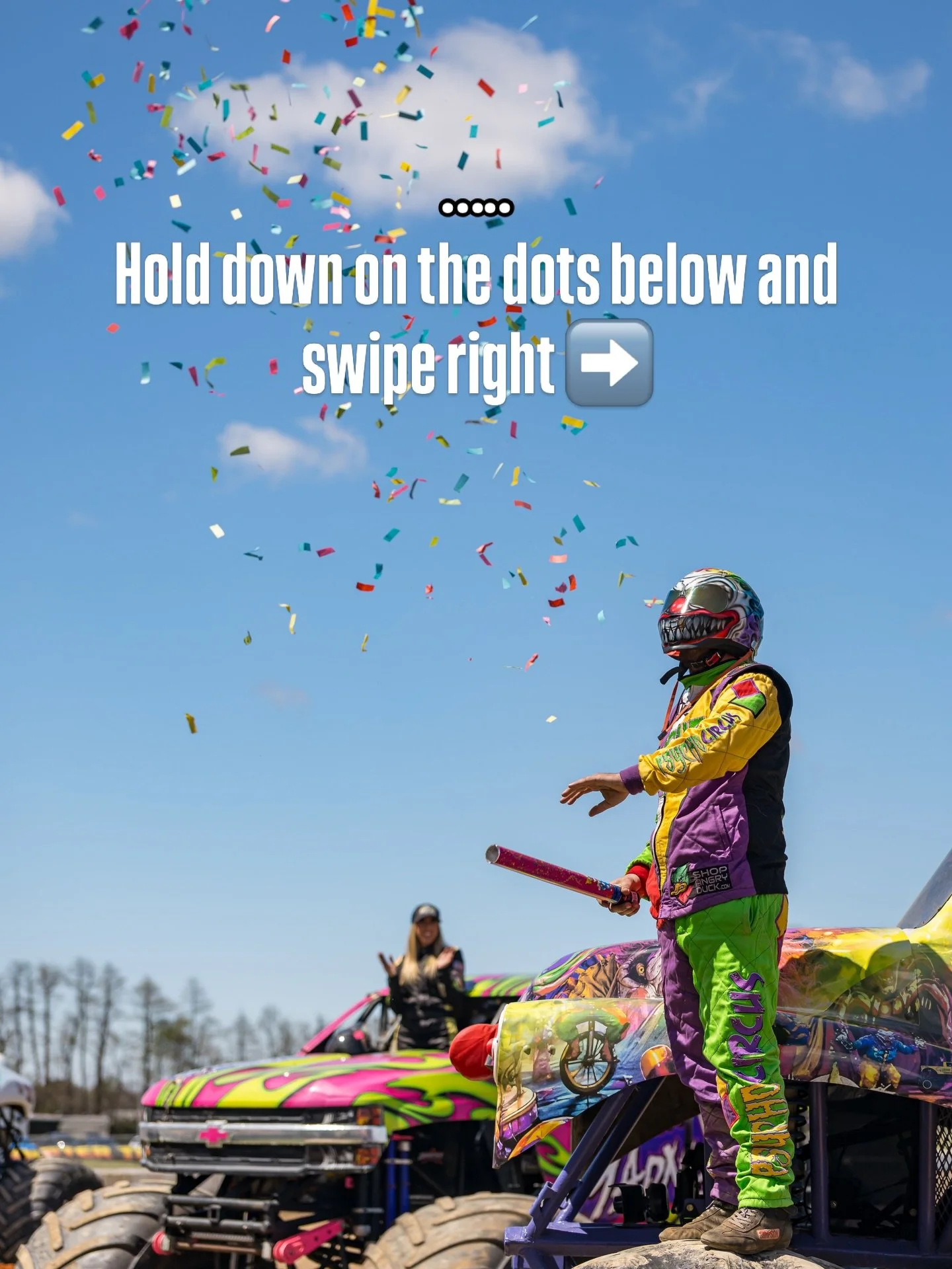 This is how you celebrate a new season of Monster Truck Throwdown 🎉

#monstertruckthrowdown #teamthrowdown #monstertruck