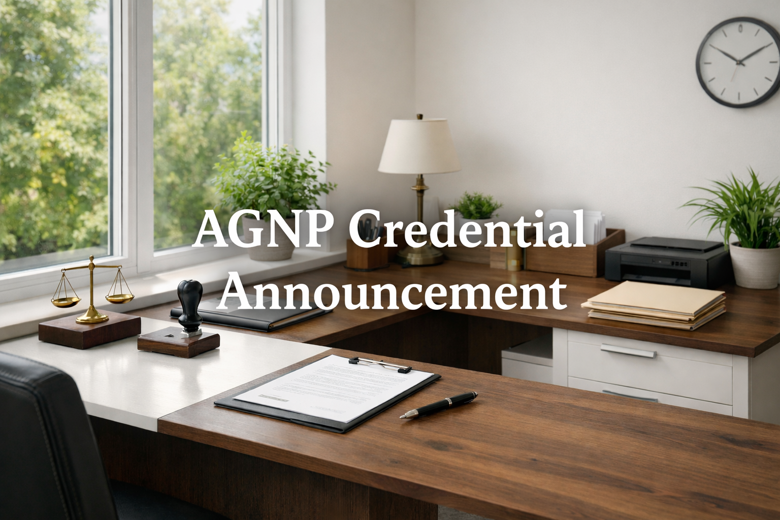 Credentialed Through the American Guild of Notaries Public