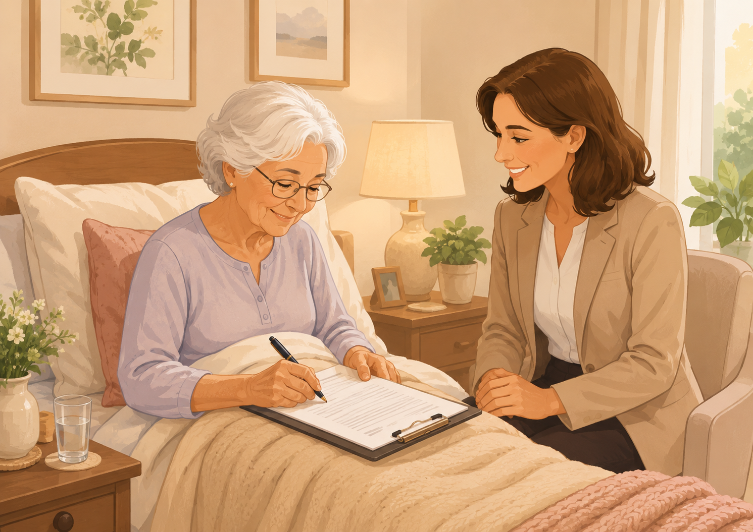 How Bedside Notarization Works in Sensitive Situations