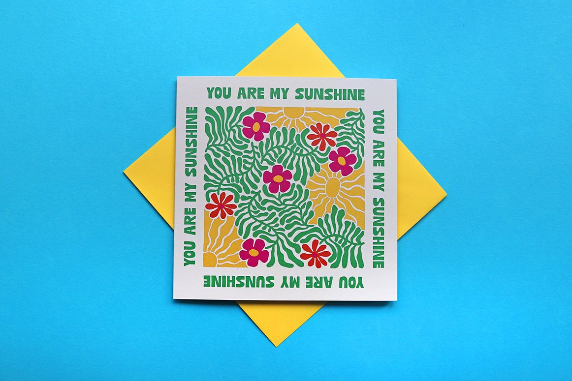 Here Comes The Sun You Are My Sunshine Greetings Cards Different Day Studio Wedding and Events Stationery