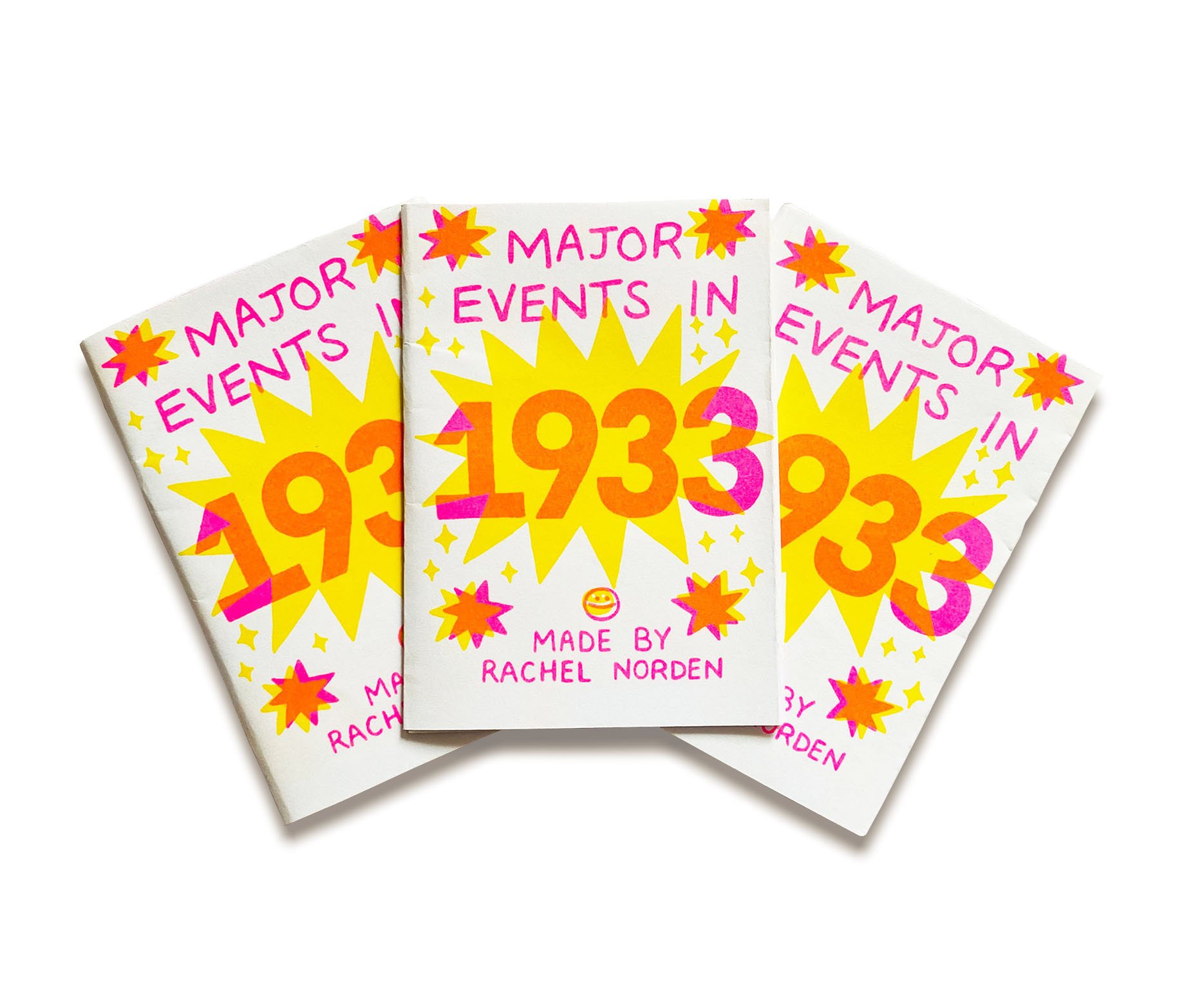 1933 Zine 90th Birthday Risograph