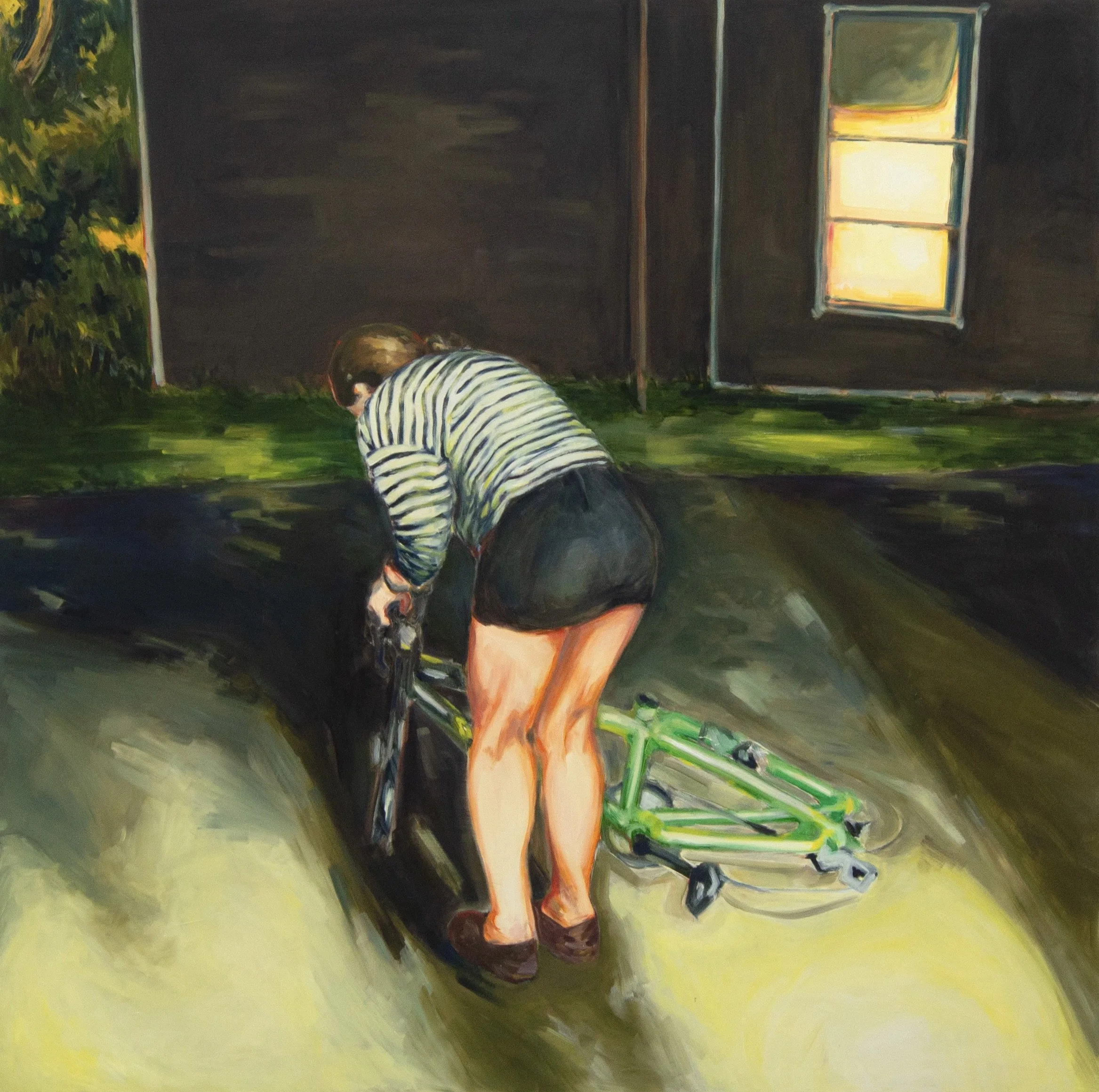 THE CYCLIST I
Oil Paint on Wood Panel
48" x 48"
2023