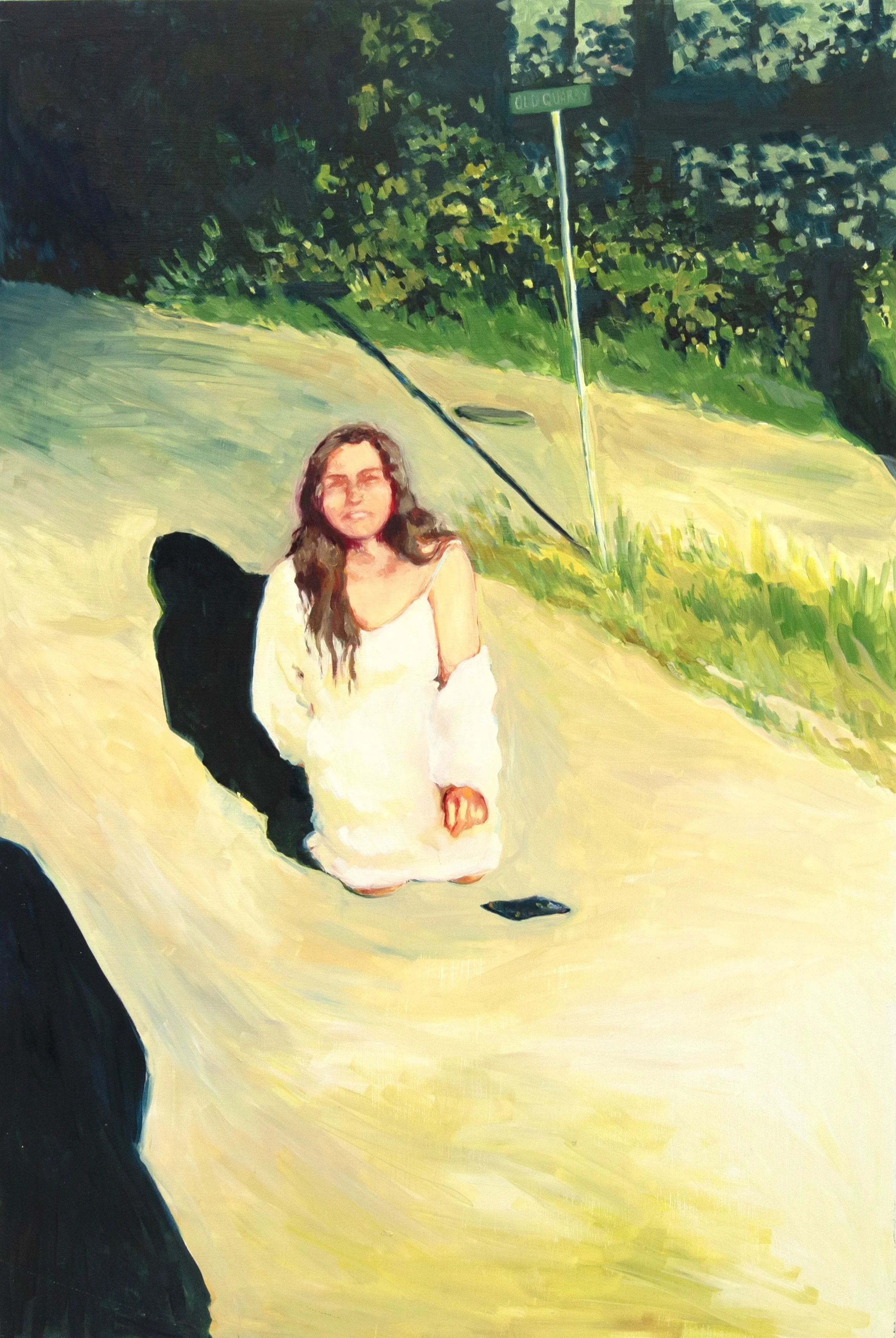 HALLIE IN THE ROAD
Oil Paint on Wood Panel
48" x 32"
2023

Private Collection
