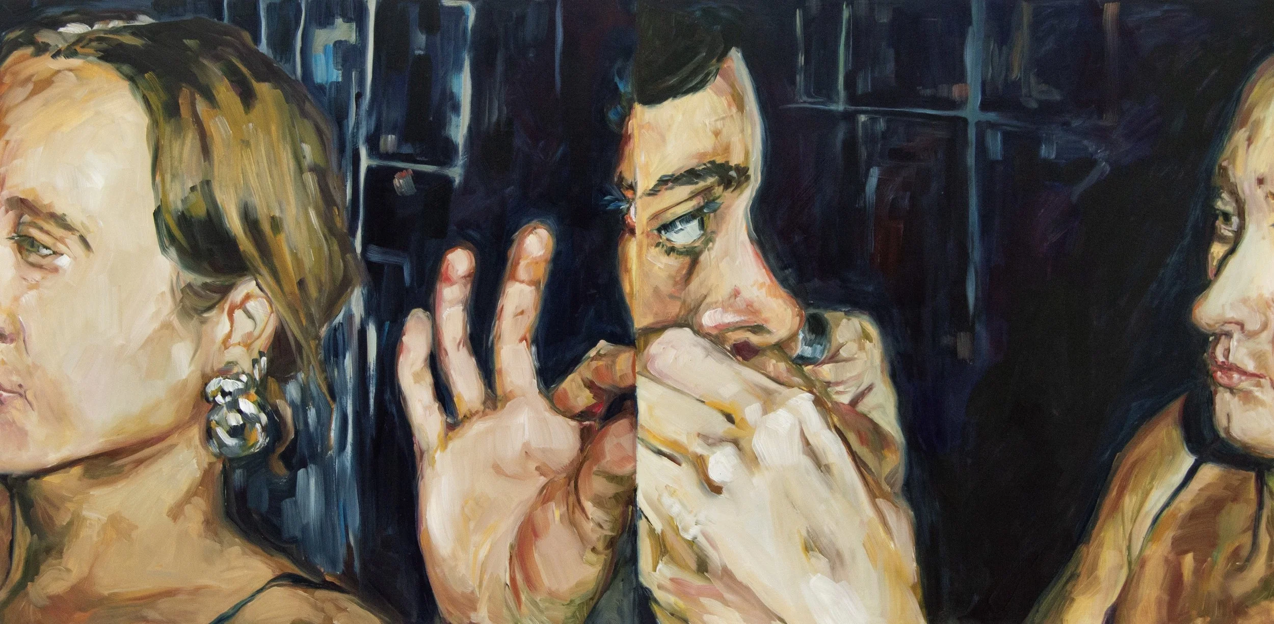 GAGGING ORDER
Oil Paint on Wood Panel
30" x 62"
2024