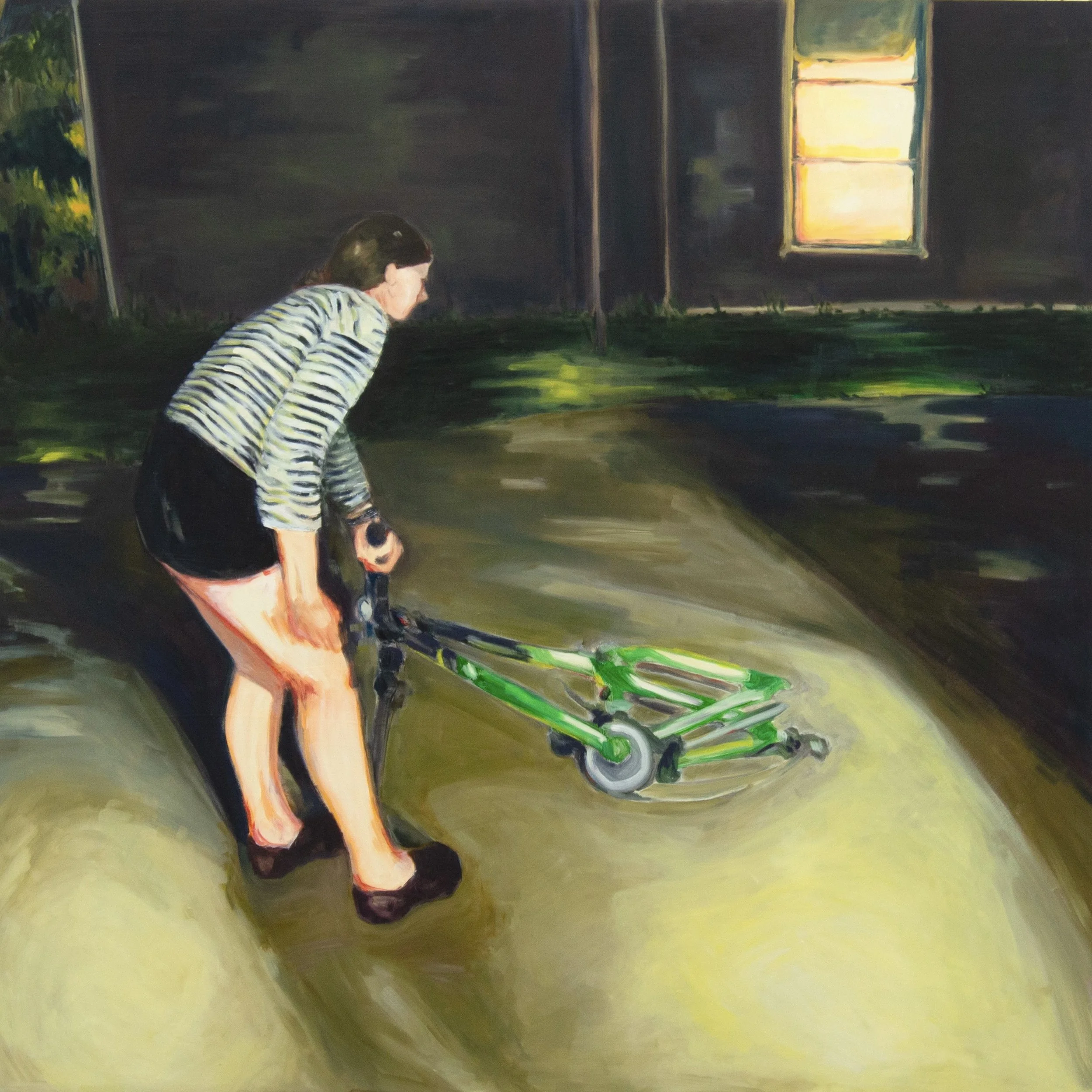 THE CYCLIST II
Oil Paint on Wood Panel
48" x 48"
2023