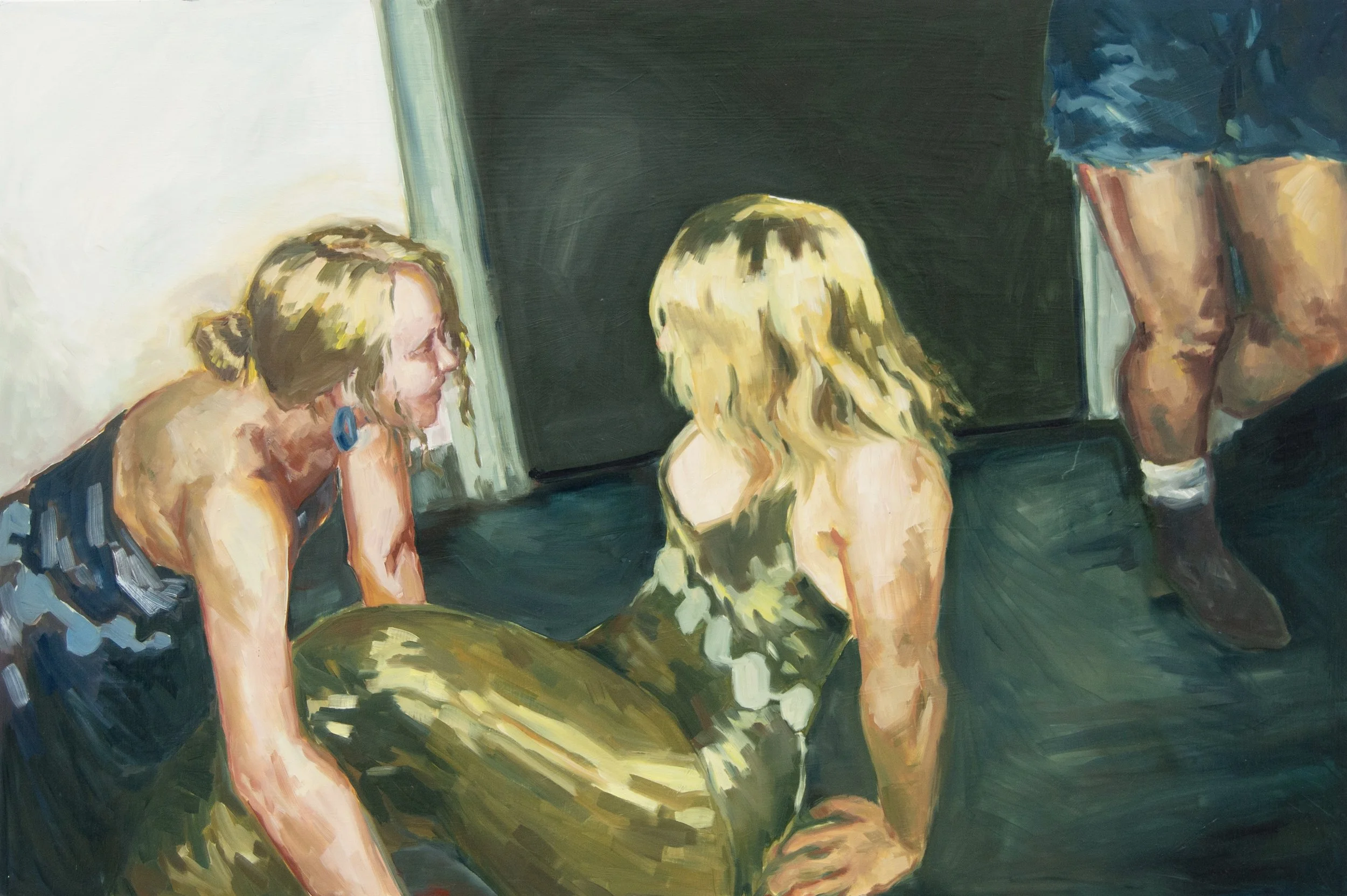 TWO BLONDES
Oil Paint on Wood Panel
32" x 48"
2023