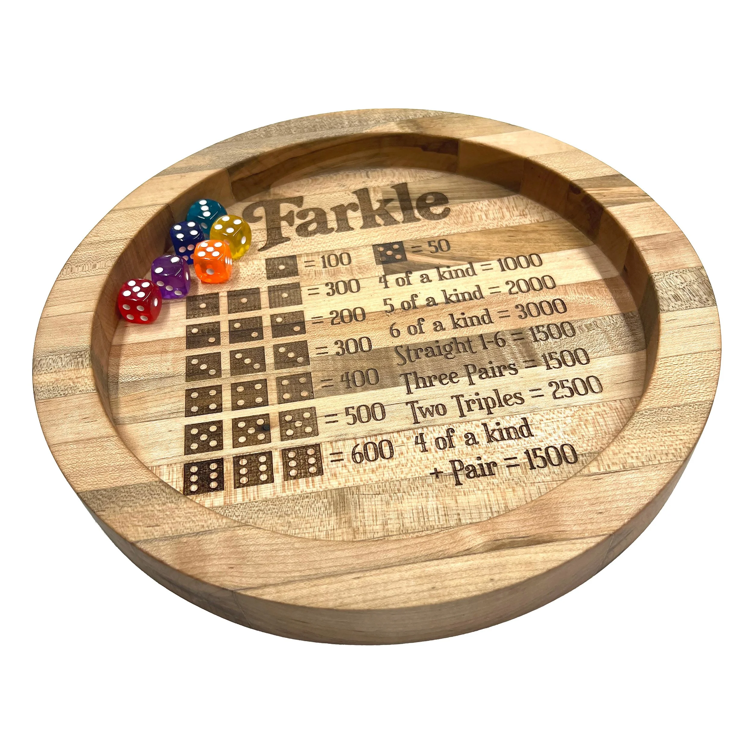 Farkle Game Tray
