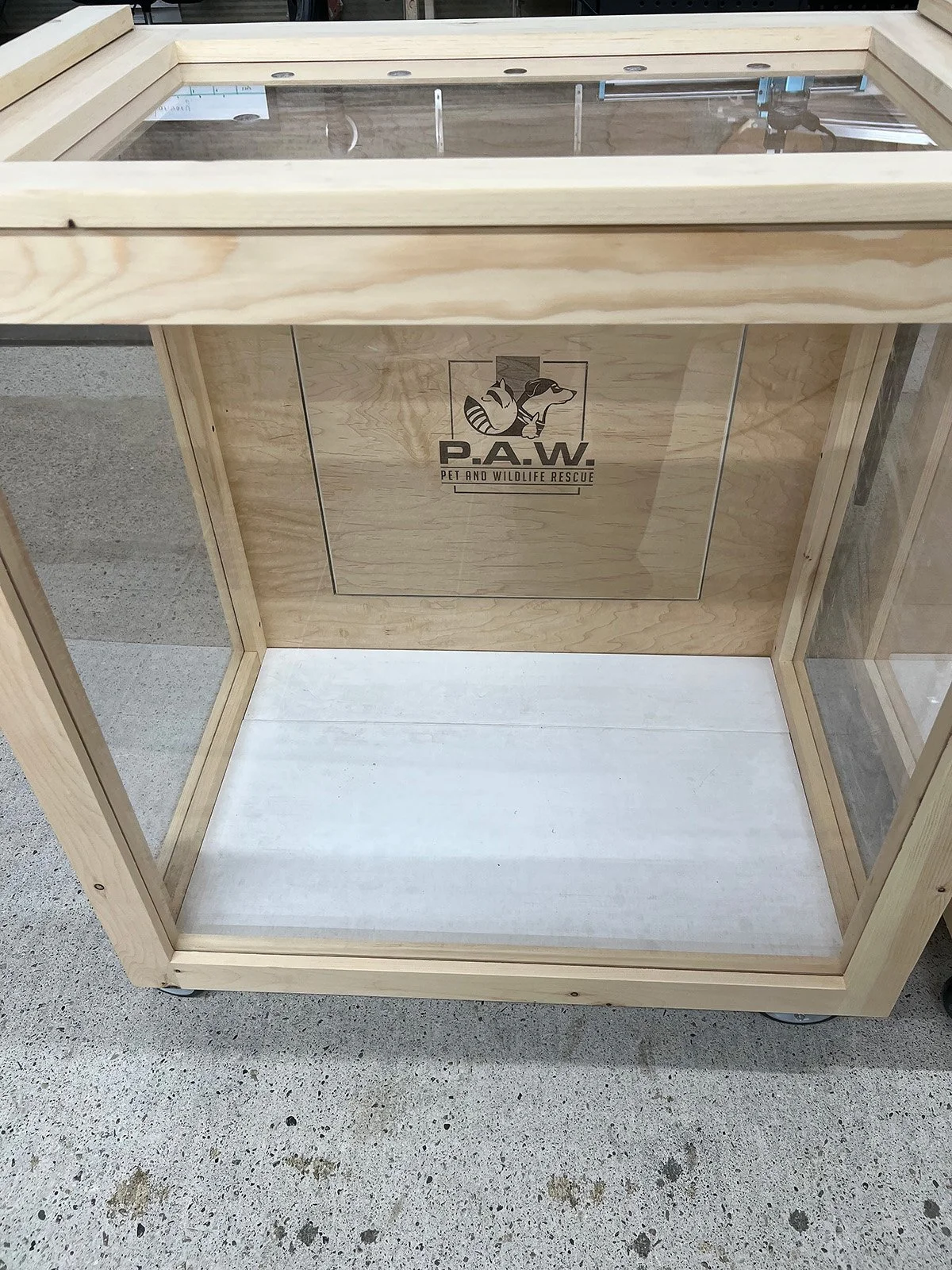 Custom animal enclosure