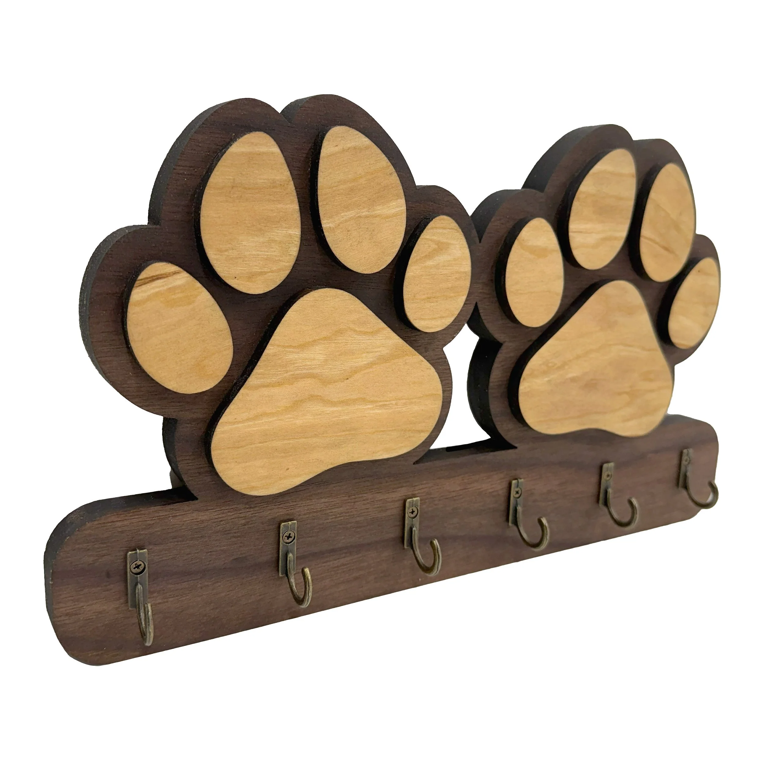 Handcrafted Walnut Key Rack