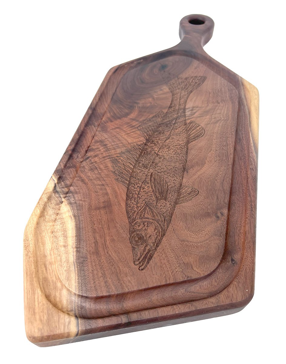 "The Catch" – Walnut Charcuterie Board