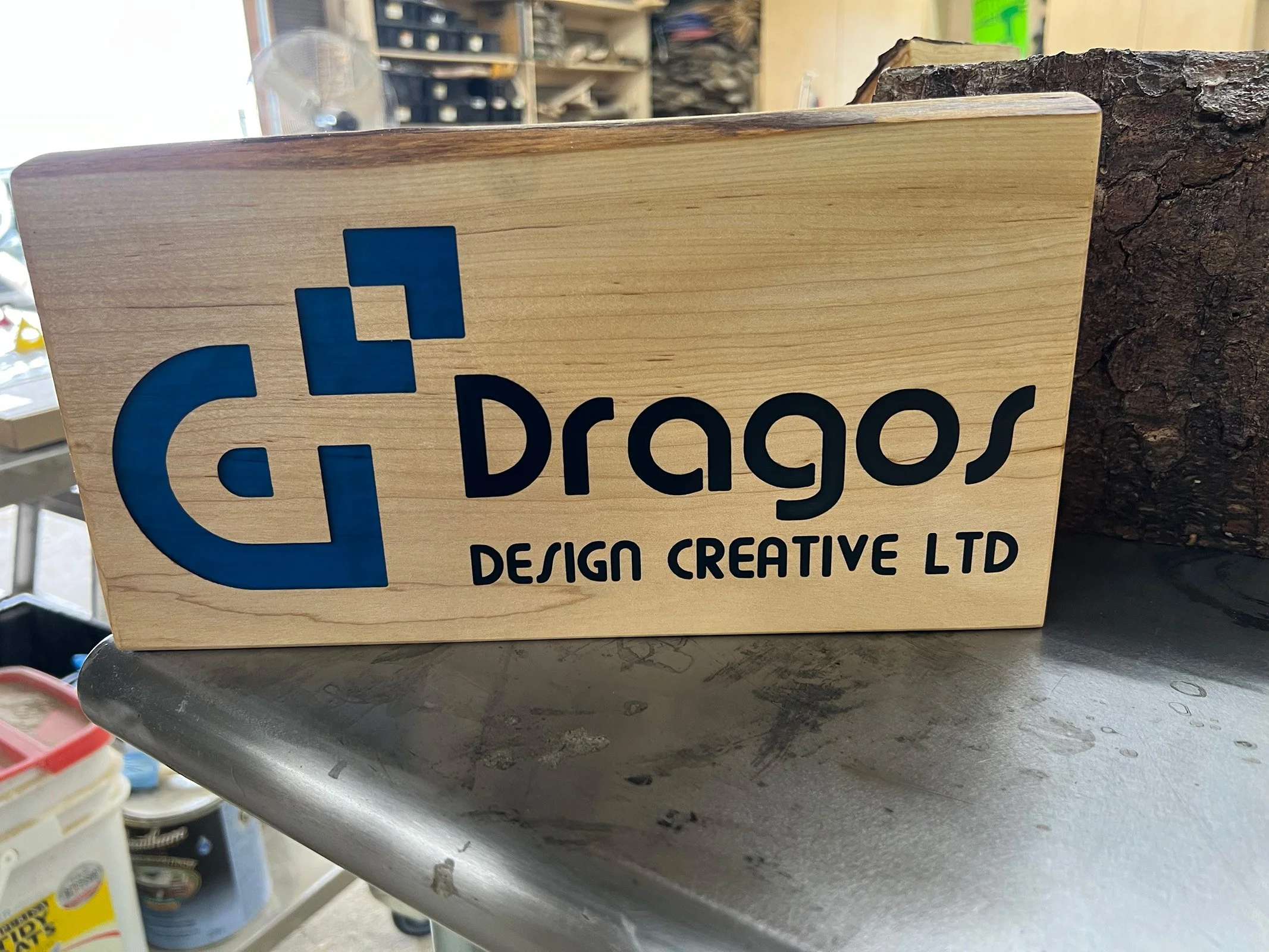 Custom business sign