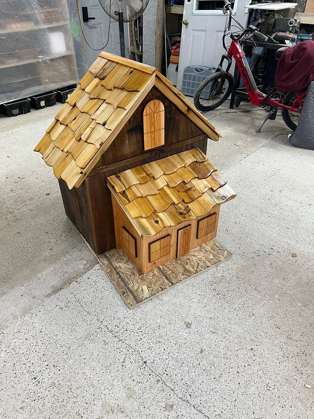 One-of-a-kind wooden house