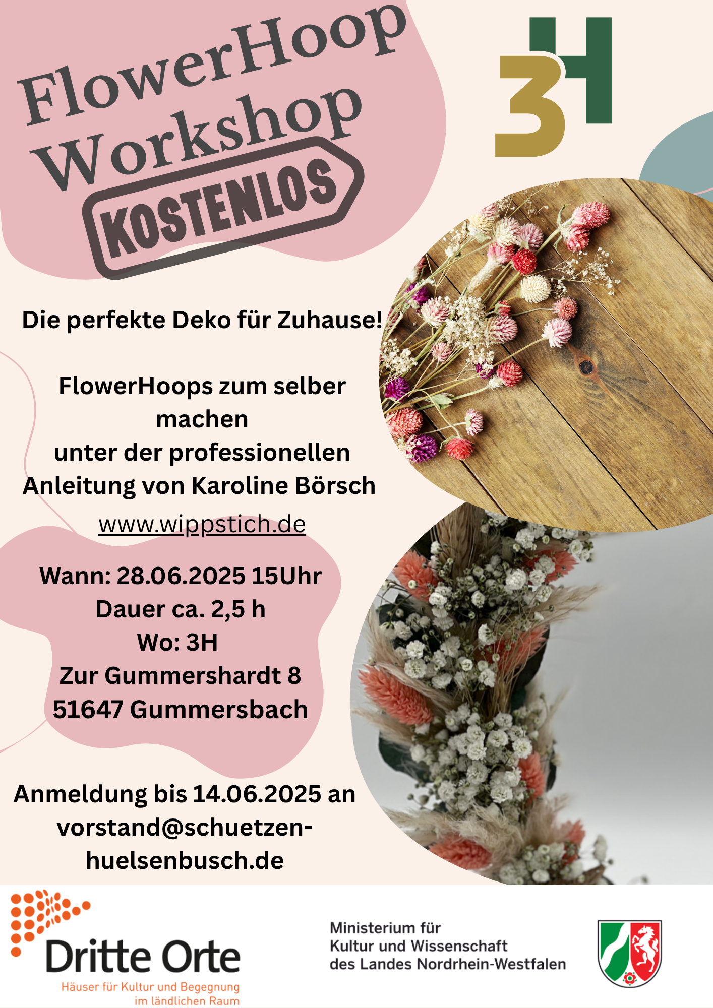 Flower Hoop Workshop