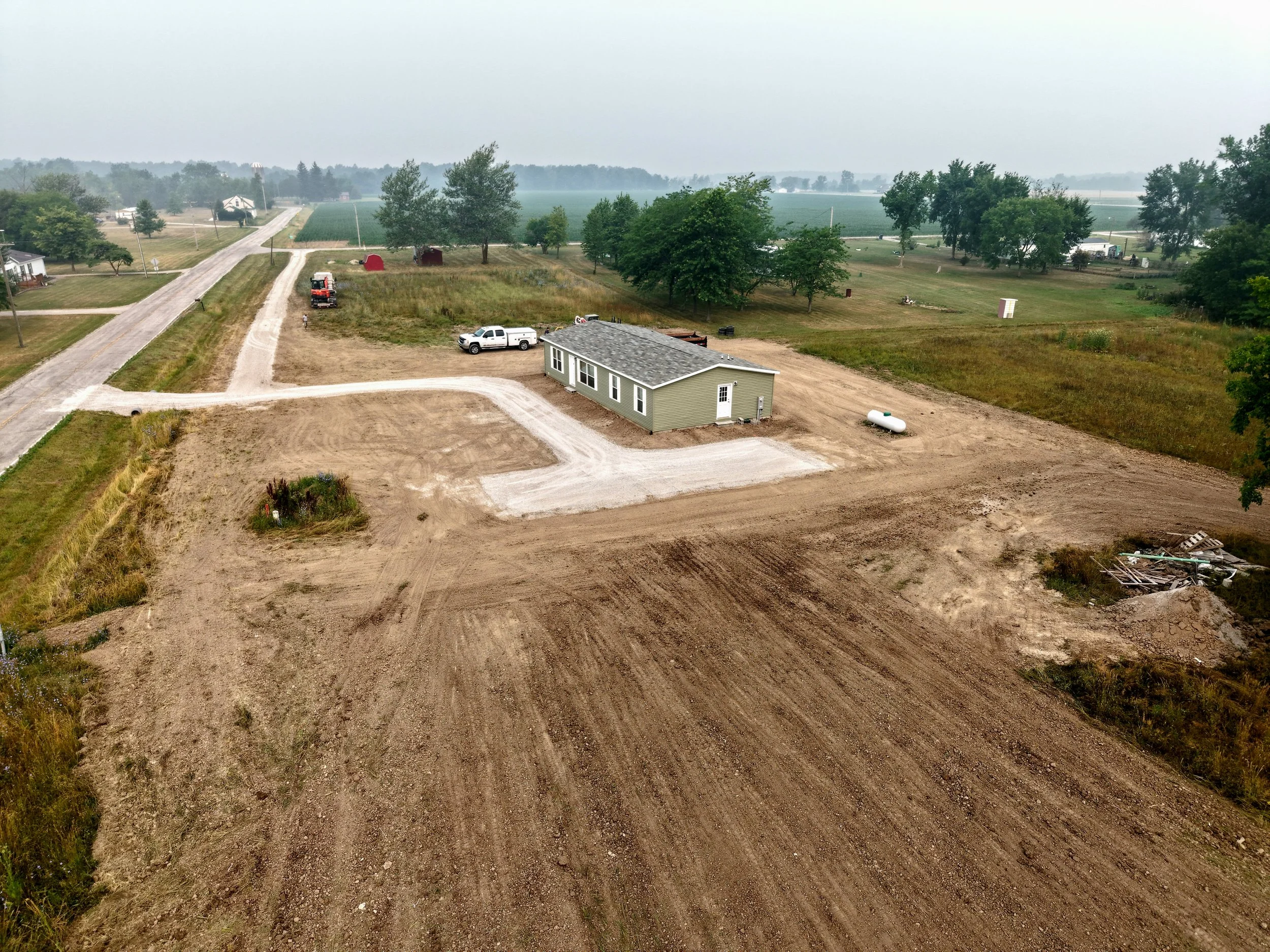 Foundation Drainage, Driveway & Grading