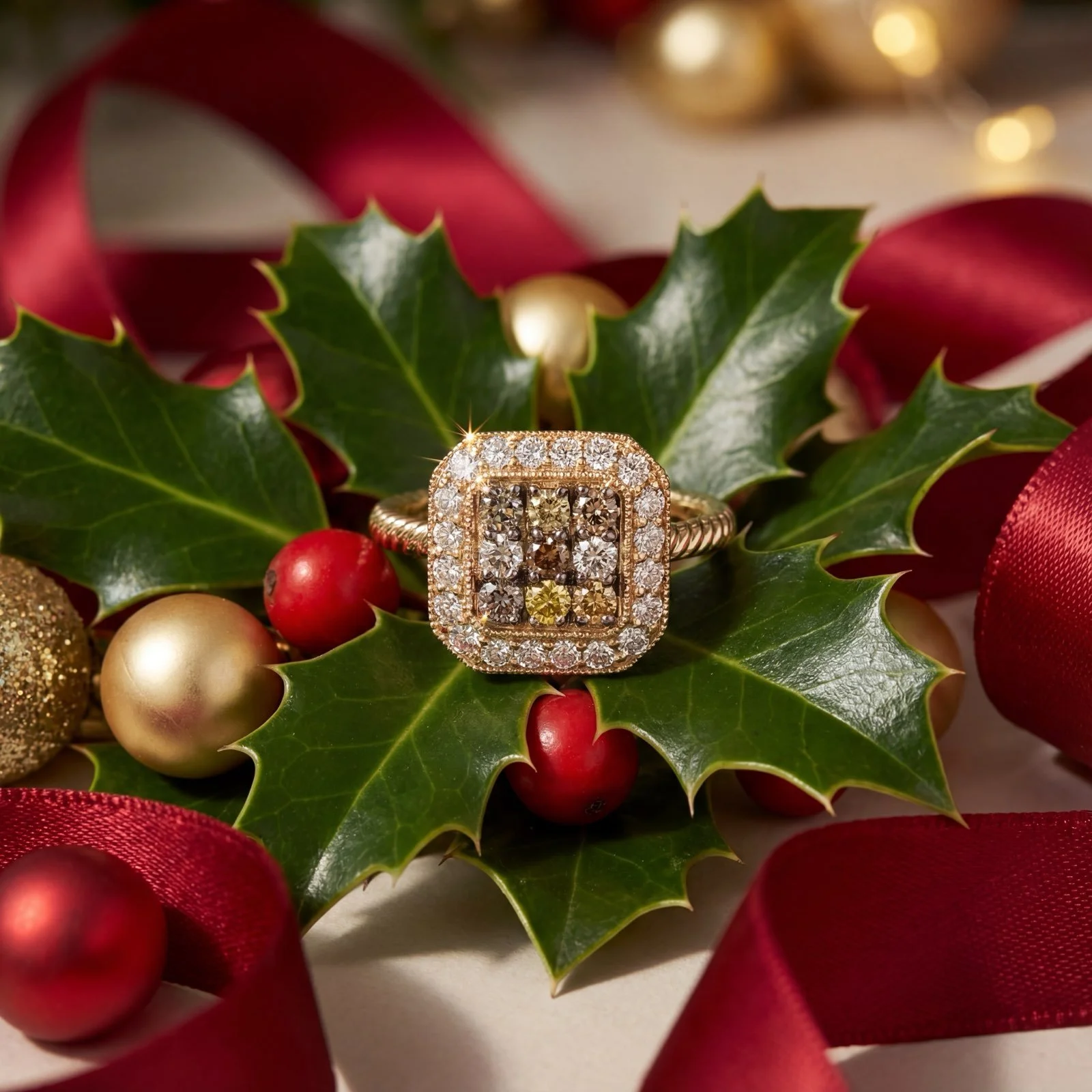 If you're looking for something really unique we've got you covered! We're open Tuesday - Saturday! #christmasshopping #HolidayCheer #coloreddiamond #yellowdiamond
