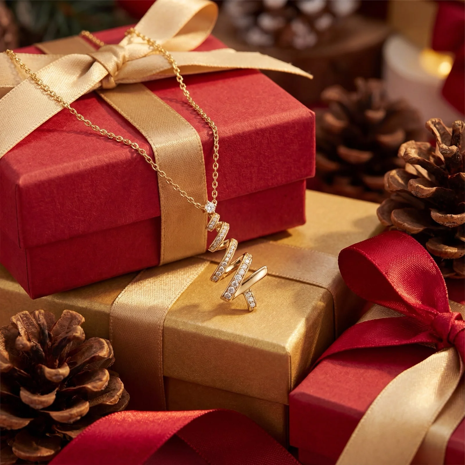 This one's already under someone's tree but don't worry, we still have plenty of beautiful pieces to choose from! We will be open both December 23rd and 24th for those last minute gifts! #christmasshopping #jewlery #necklaces #diamondpendants