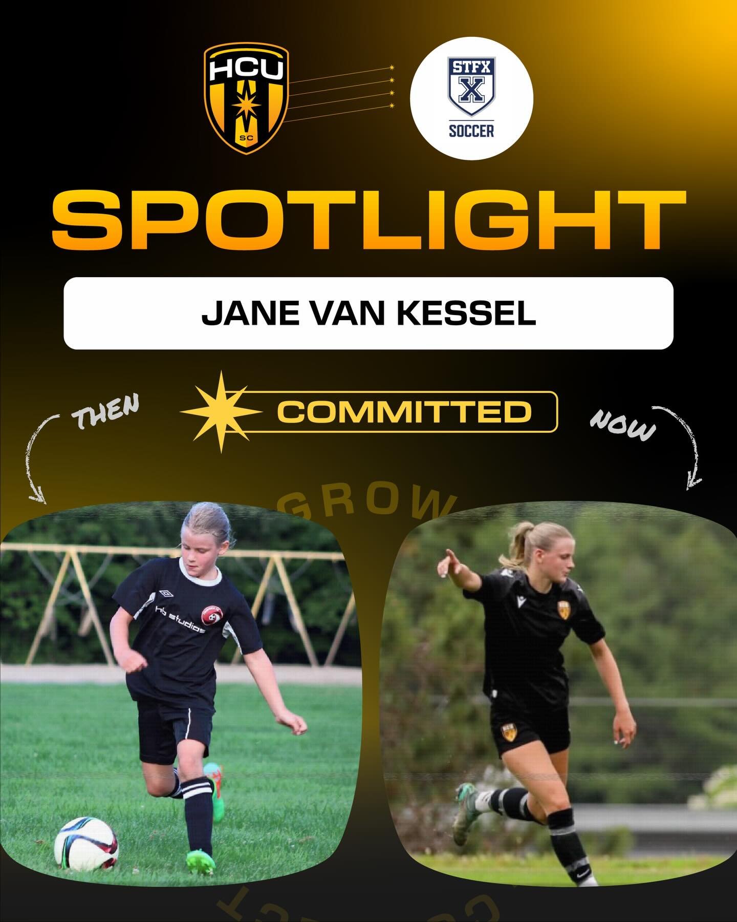 Congratulations to Jane Van Kessel on signing with St.Fx! 🎉👏

Jane began her soccer journey with Thunder FC, and then spent much of her developmental years with South Shore United before joining HCU at 15. Jane currently plays for our HCU Premier W