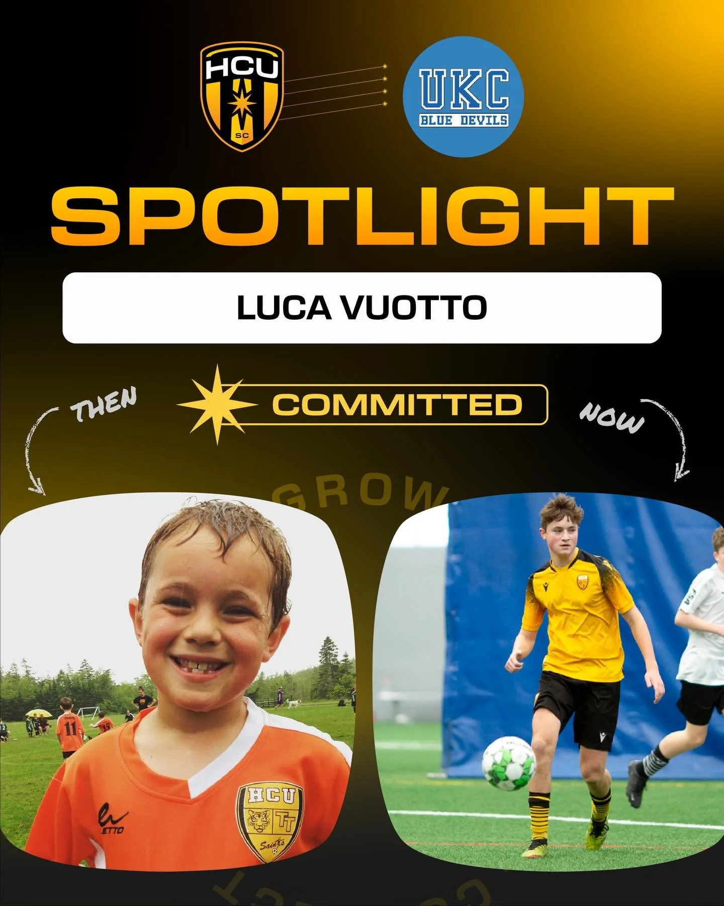 Congratulations to our very own Luca Vuotto for signing with The University of King&rsquo;s College men&rsquo;s soccer team.

Luca is a life long HCU player and current member of our U18AA boys team. Luca has also been coaching with the club for seve