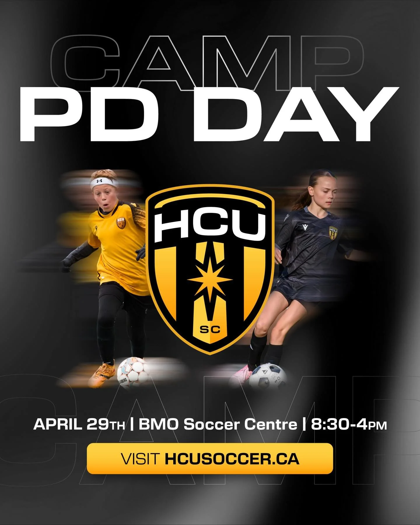 🚨Our April 29th PD Day Camp is 75% full 🚨

Don&rsquo;t miss out on all the fun! 🎉🕺🤩 ⚽️

Visit hcusoccer.ca and click &ldquo;camps&rdquo; for more details.