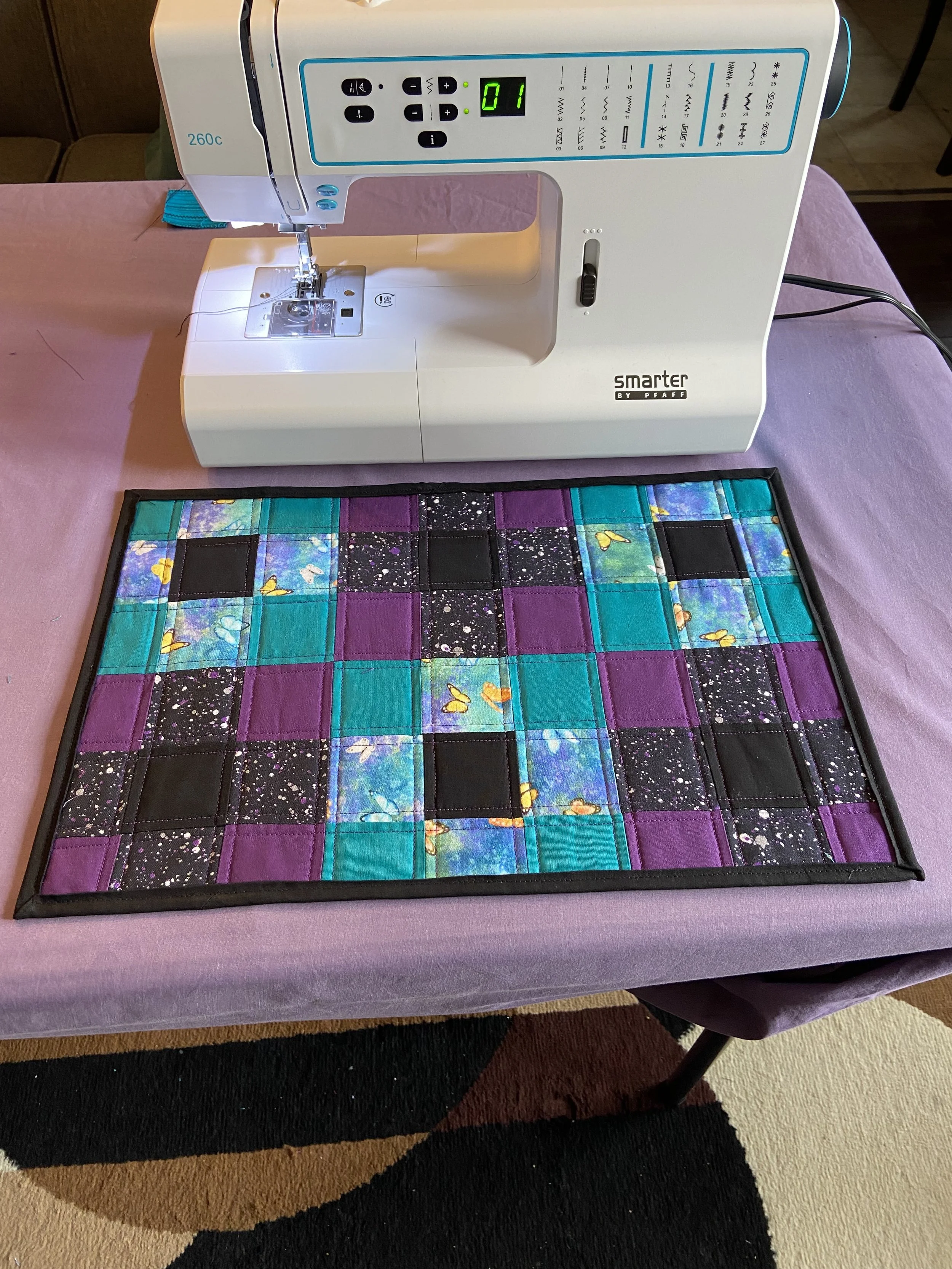 My First Quilted Project: Placemats