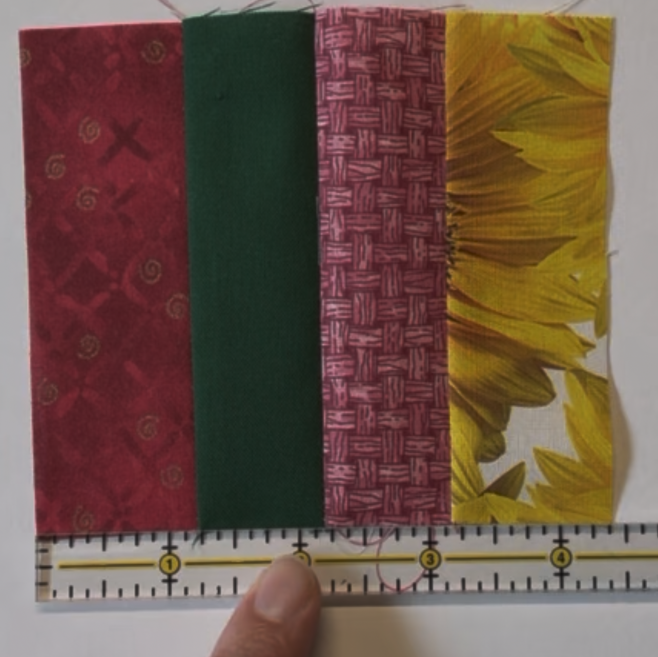 Wide seam at the bottom