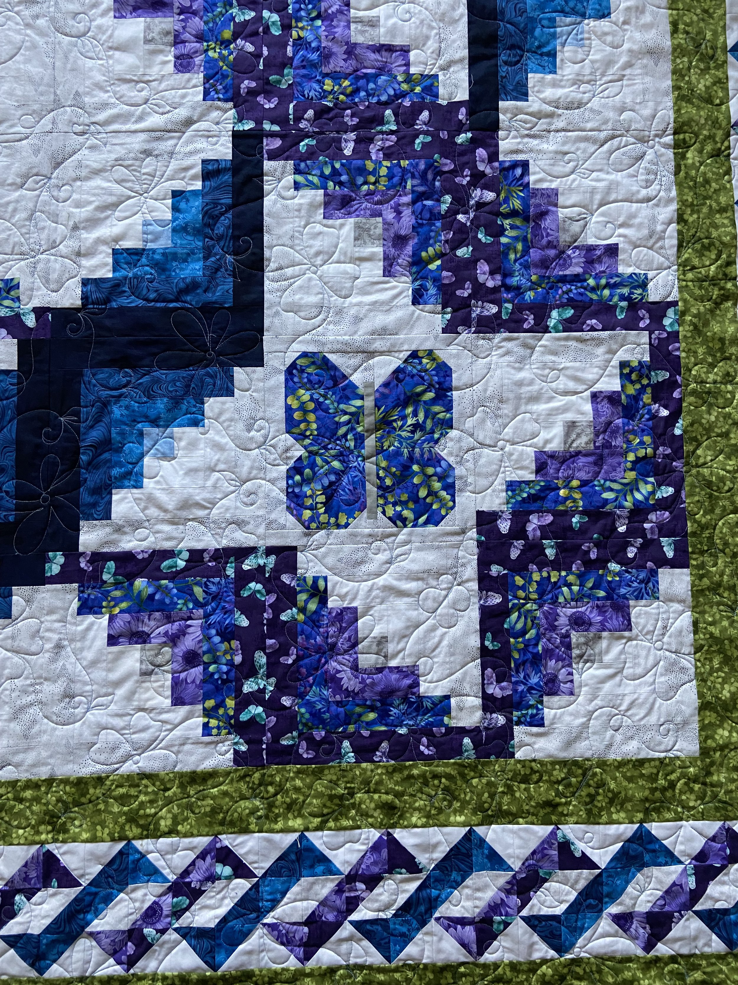 Flower Garden with butterflies