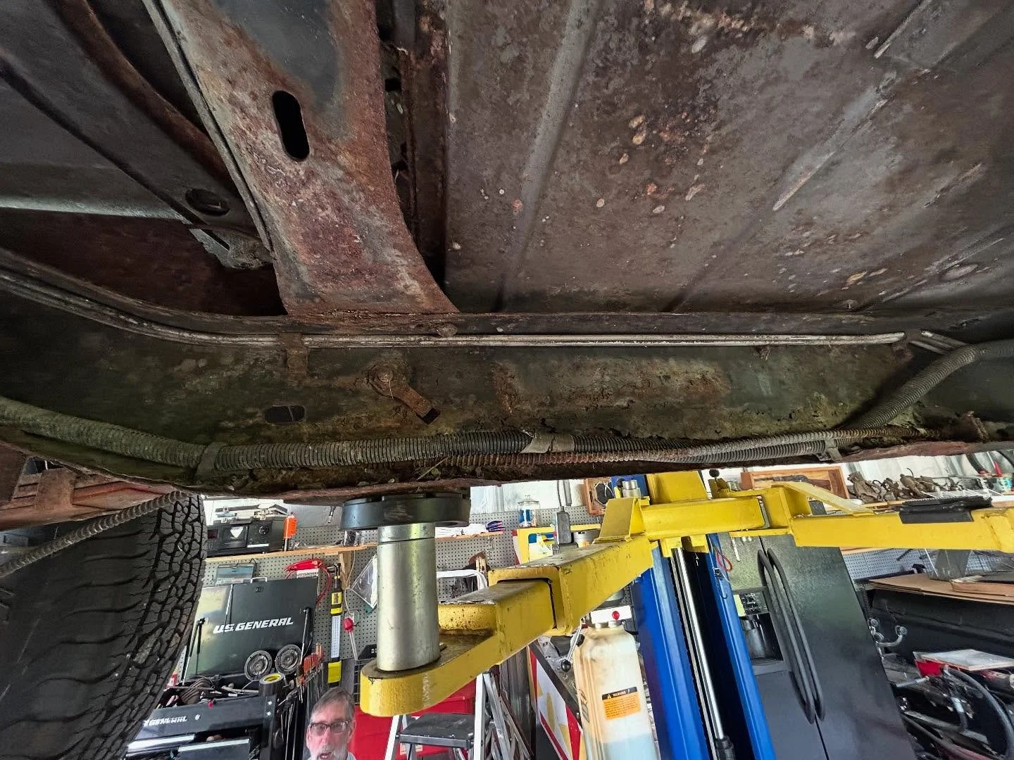 Two rusty spots cleaned up this weekend! One more in the shop to do but that&rsquo;s extra rusty haha