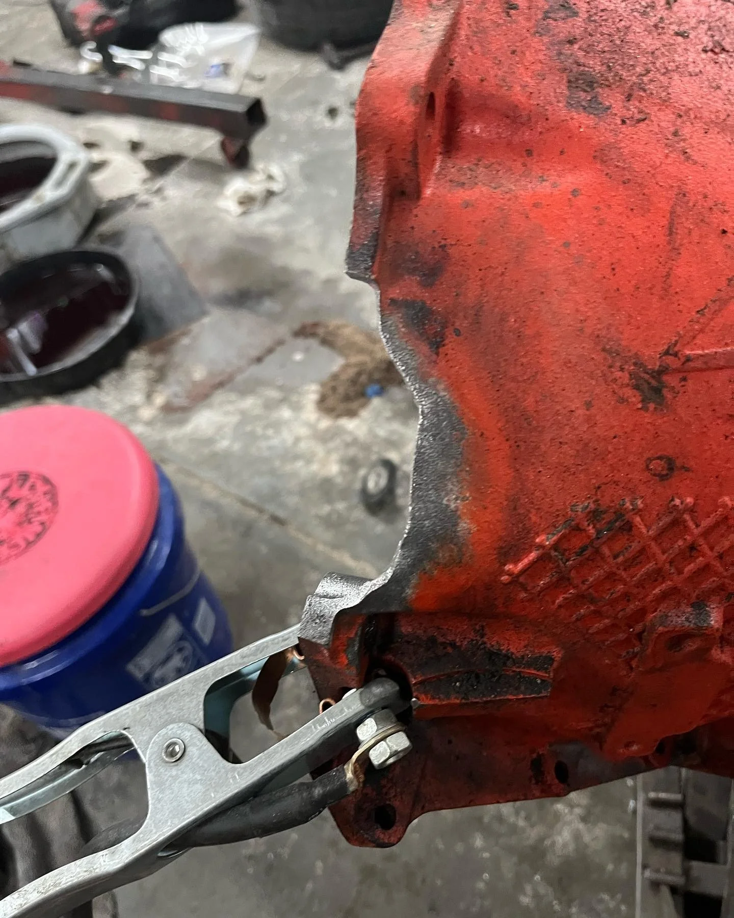 Cast Aluminum welding? Ya why not let&rsquo;s fix it!

#blackplaugecustoms #raleigh #laboroflove #smallshop #custom #madeintheusa #tigwelding #welding