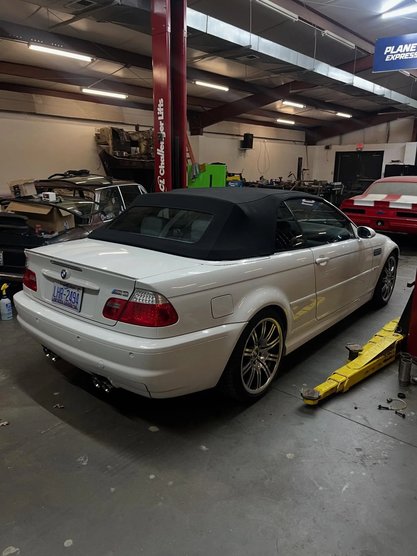 E46 BMW M3 in for the subframe reenforcement all done!