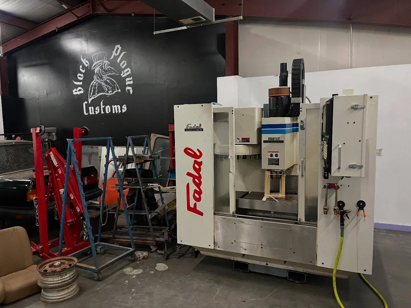 We are out here slowly expanding capabilities for what we can do. This 1996 Fadal VMC15 should be up and running by the end of the year. Plan on making some parts to sell, but let me know if you have any projects!