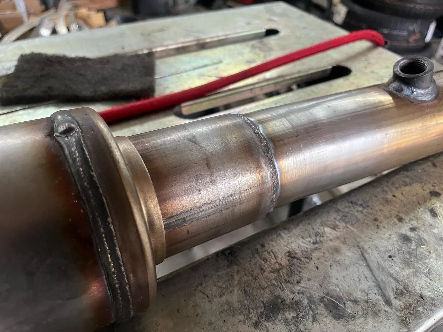 If your doing a project and just need it welded. Feel free to hit me up! Got this welded for a customer today!

#blackplaugecustoms #raleigh #laboroflove #smallshop #custom #madeintheusa #tigwelding #welding