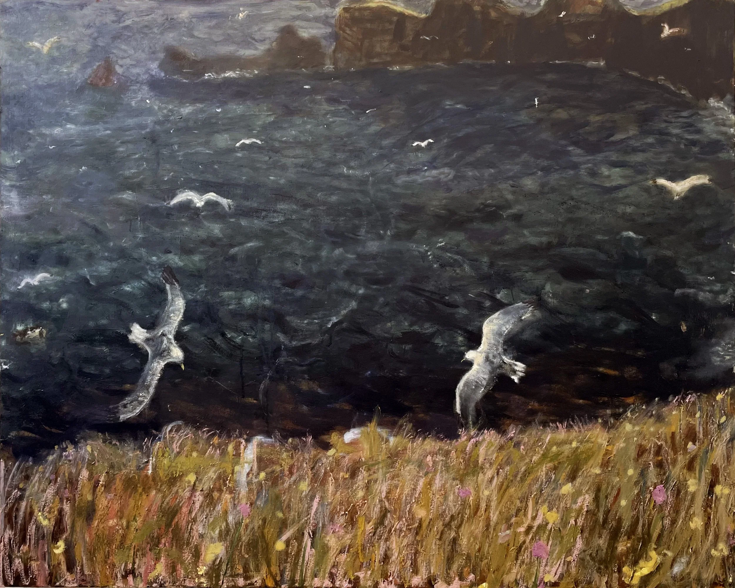 Gathering Flight
Oil on canvas
180x160cm