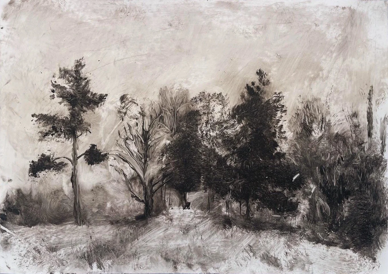 Tree study 
Oil on yupo paper
A5