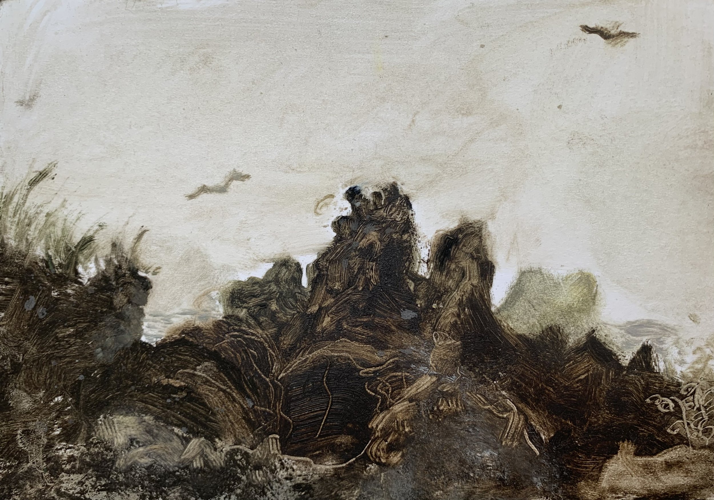 Coastal
oil on yupo paper
2020