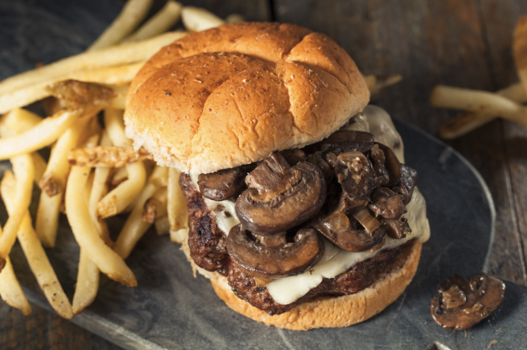Mushroom Swiss Burgers