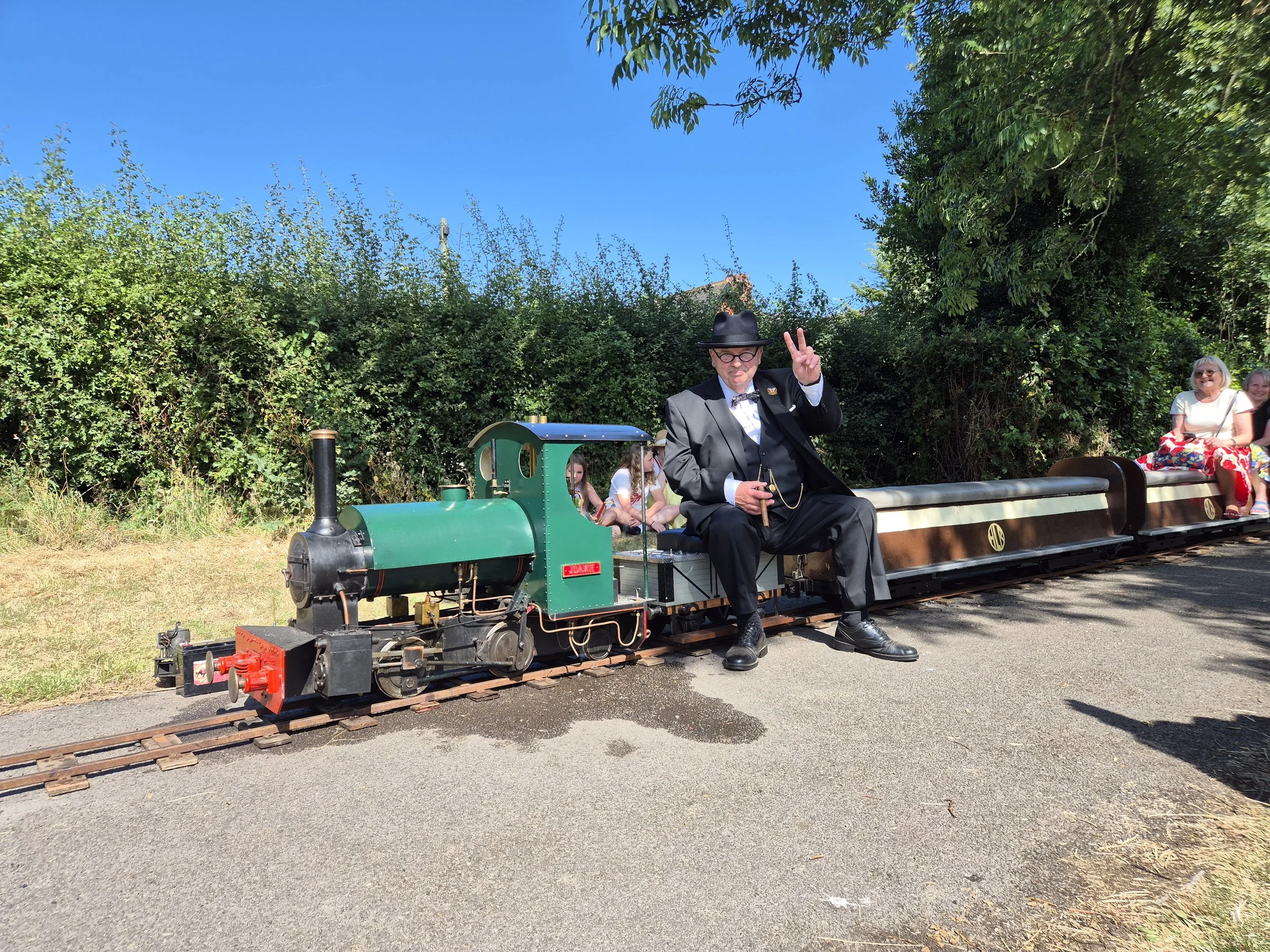 Mini Train England Little British Rail portable miniature railway hire