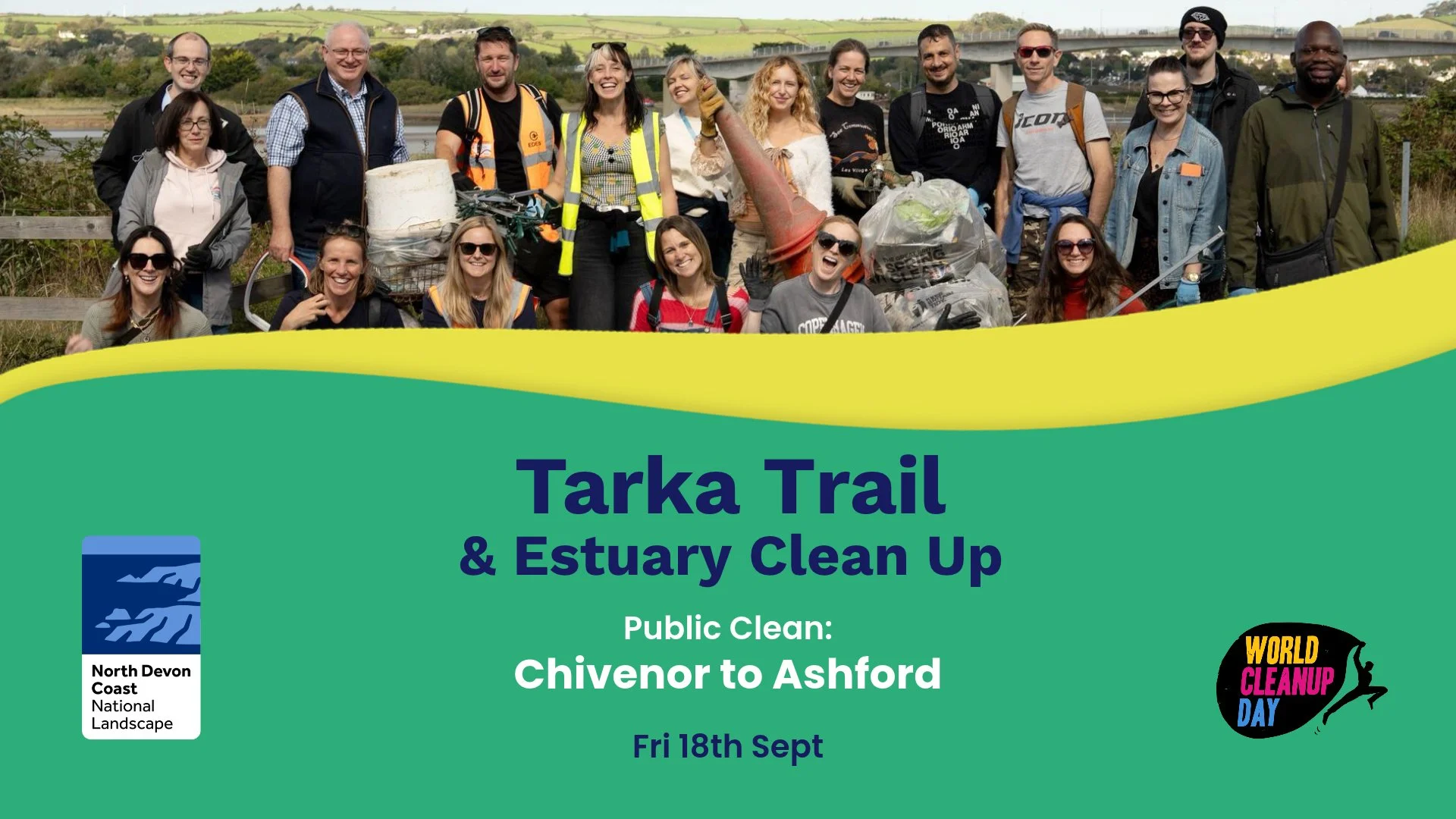 Chivenor to Ashford Tarka Trail Clean Up