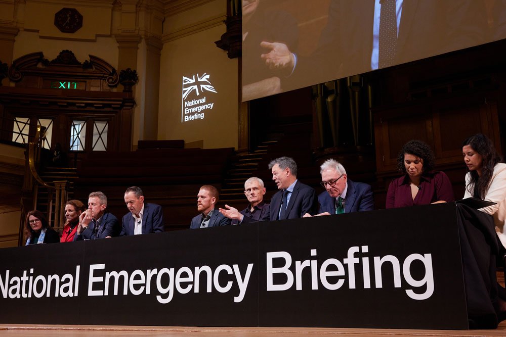 Photo of the NEB panel