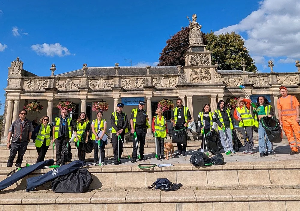 Photo of a team from the 2025 clean.