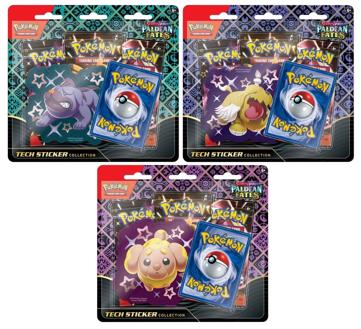 Pokémon Trading Card Game: Paldean Fates Tech Sticker Collection