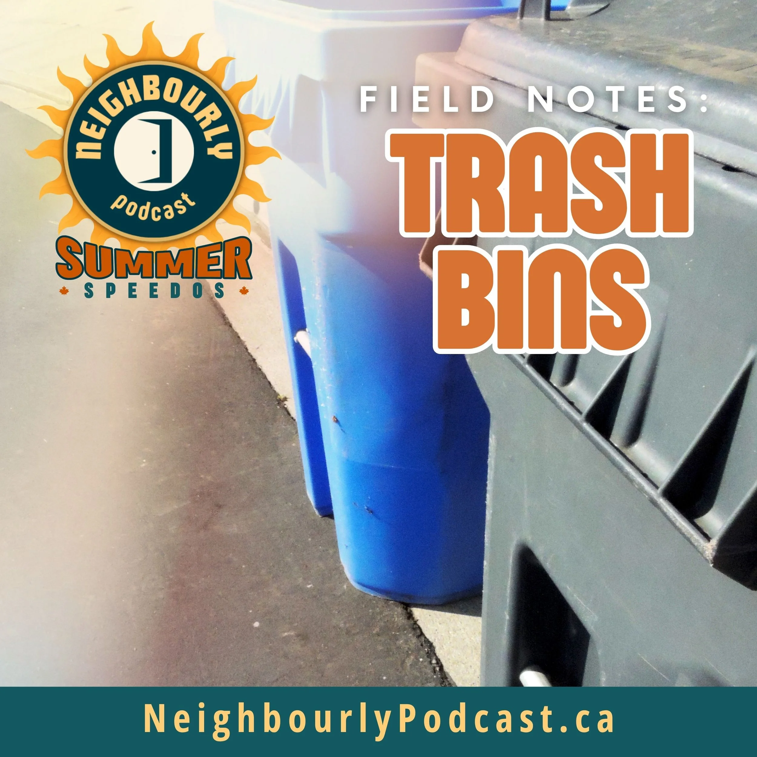 Summer Speedos | Field Notes: Trash Bins